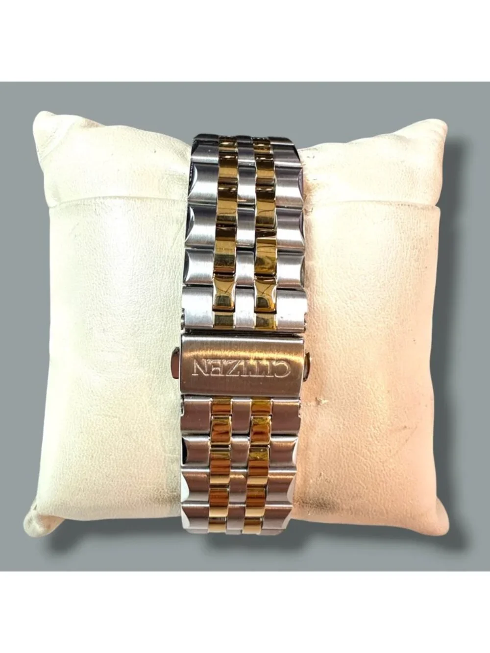 Citizen Eco-Drive Mens Two-Tone Watch With Box & Manuals - Model CB H144 - Solar